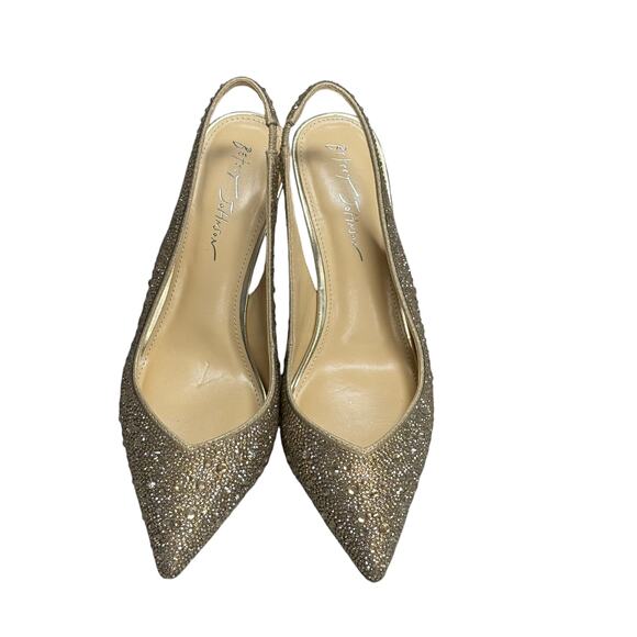 Betsy Johnson Shimmering Clark Pumps Light Gold - Picture 2 of 9